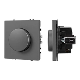 Фото #1 товара ARL NOBE Светорегулятор задний фронт TRIAC серый базальт софт-тач SWT-DLR-SFPL-GR (250V, 300W) (Arlight, Серый базальт)