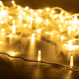 Фото #1 товара Светодиодная гирлянда ARD-STRING-PRO-10000-WHITE-100LED-STD WARM (230V, 7W) (Ardecoled, IP65)