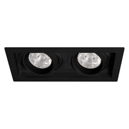 Фото #1 товара Светильник MS-VORTEX-BUILT-S210x117-2x20W Warm3000 (BK-BK, 20 deg, 230V) (Arlight, IP20 Металл, 5 лет)