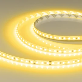 Фото #1 товара Светодиодная лента RT-A120-8mm 12V Yellow (9.6 W/m, IP20, 2835, 5m) (Arlight, 9.6 Вт/м, IP20)