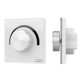 Фото #1 товара INTELLIGENT ARLIGHT Роторная панель SMART-TRIAC-601-31 Белая (230V, 1A, ZB) (IARL, IP20 Пластик, 5 лет)
