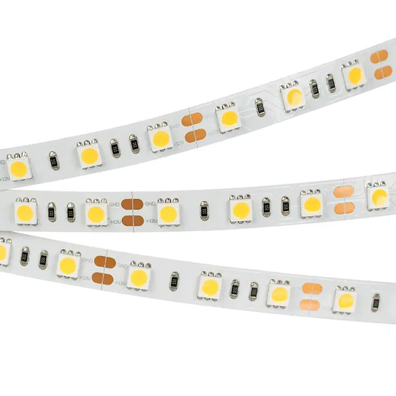 Фото #1 товара Светодиодная лента RT2-5050-60-12V White (300 LED) (NormaLED, 14.4 Вт/м, IP20)