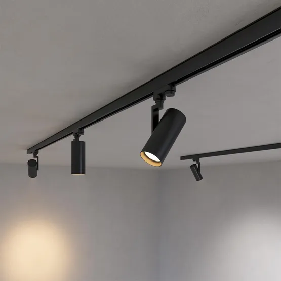 Фото #13 товара Светильник LGD-URANUS-4TR-R75-18W/25W Warm3500-MIX (BK, 20-50 deg, side holder, 230V) (Arlight, IP20 Металл, 5 лет)