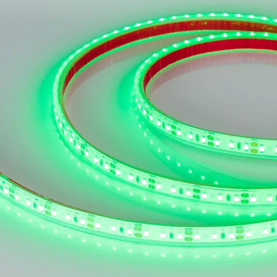 Фото #3 товара Светодиодная лента RTW 2-5000PGS 12V Green 2x (3528, 600 LED, LUX) (Arlight, 9.6 Вт/м, IP67)