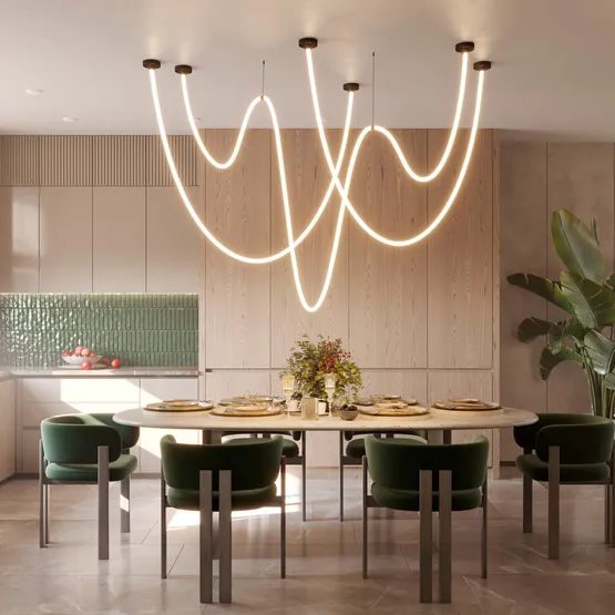 Фото #4 товара Светильник SP-TROPIC-BUILT-TRIMLESS-R18-L10000-110W Warm3000 (BK, 360 deg, 230V) (Arlight, IP20 Пластик, 3 года)