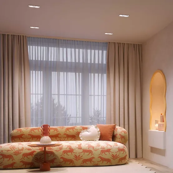 Фото #3 товара Светильник MS-FLOW-BUILT-S85x85-12W Day4000 (BK, 55 deg, 230V) (Arlight, IP20 Металл, 5 лет)