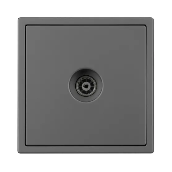 Фото #2 товара Механизм телевизионной розетки SCT-NOBE-MTV1-SFPL-GR (Arlight, Серый базальт)