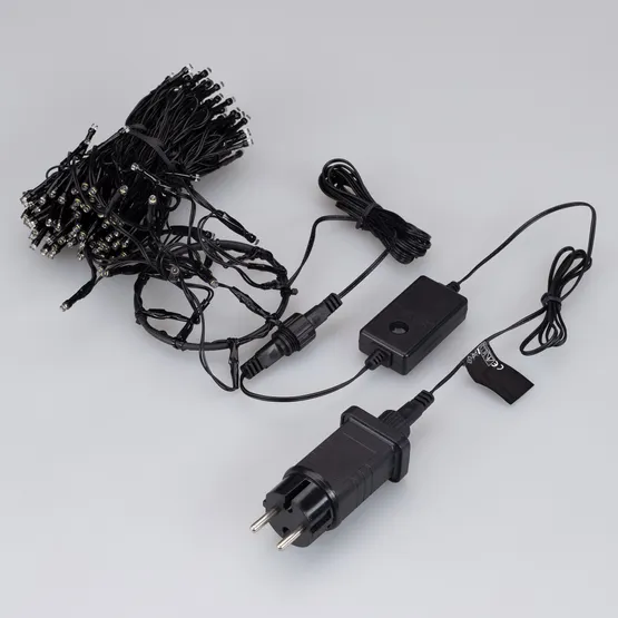 Фото #3 товара Светодиодная гирлянда Лучи Смарт ARD-GALA-CLASSIC-1500-BLACK-150LED Warm (230V, 4.7W, Tuya Wi-Fi) (Ardecoled, IP65)