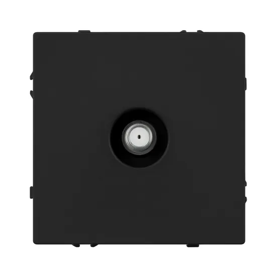 Фото #2 товара Механизм спутниковой розетки SCT-NOBE-MST1-SFPL-BK (SAT) (Arlight, Черный оникс)