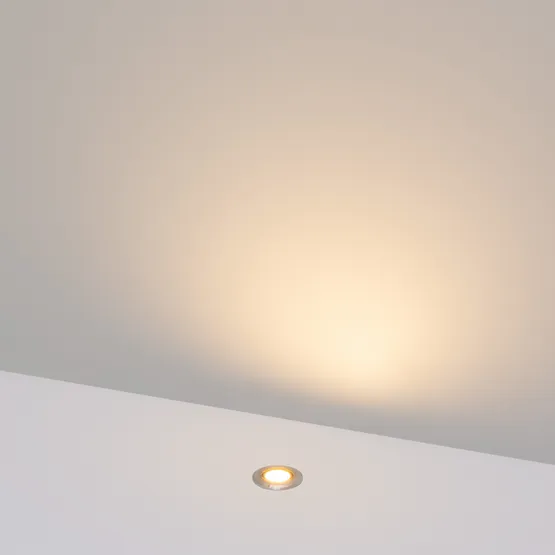 Фото #3 товара Светильник ART-PELURU-GROUND-R23-1W Warm3000 (SL, 100 deg, 24V) (Arlight, IP67 Металл, 3 года)