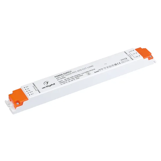 Фото товара Блок питания ARV-SP-24240-PFC-DT8-CCT-LONG (24V, 10A, 240W) (Arlight, IP20 Пластик, 5 лет)