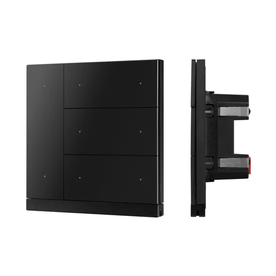 Фото #4 товара INTELLIGENT ARLIGHT Механизм панели KNX-304-22-IN Black (Bus) (IARL, IP20 Пластик, 2 года)