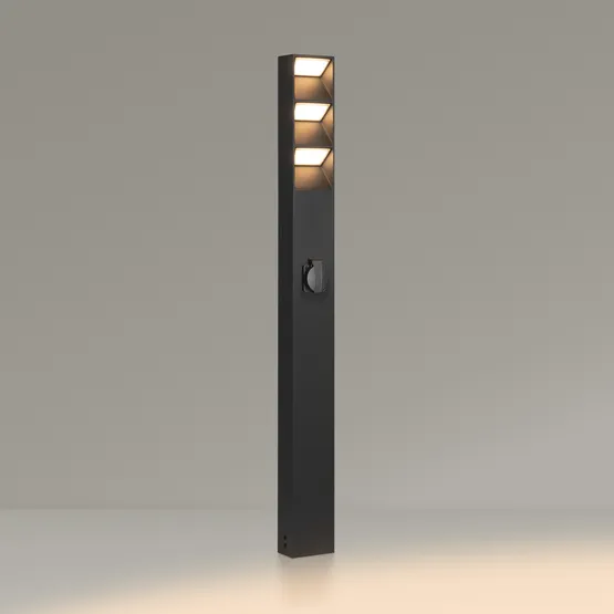 Фото #2 товара Светильник LGD-TILLIS-BOLL-SOCKET-H900-12W Warm3000 (GR, 92 deg, 230V) (Arlight, IP54 Металл, 3 года)