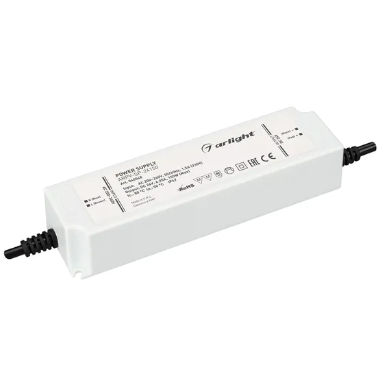 Фото #1 товара Блок питания ARPV-SP-24150 (24V, 6.25A, 150W) (Arlight, IP67 Пластик, 5 лет)