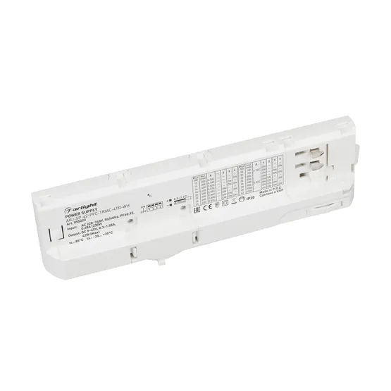 Фото товара Блок питания для трековых систем ARJ-SP-42-PFC-TRIAC-4TR-WH (42W, 9-40V, 0.3-1.05A) (Arlight, IP20 Пластик, 5 лет)