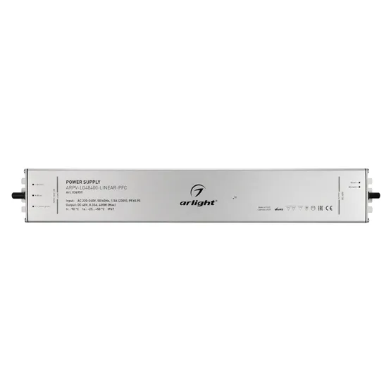 Фото #3 товара Блок питания ARPV-LG48400-LINEAR-PFC (48V, 8.33A, 400W) (Arlight, IP67 Металл, 5 лет)