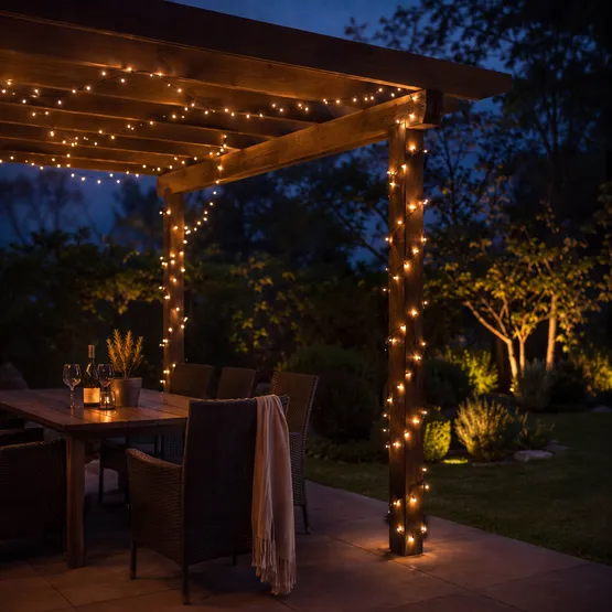 Фото #2 товара Светодиодная гирлянда Нить Смарт ARD-MOOD-CLASSIC-10000-CLEAR-100LED Warm (230V, 3W, Tuya Wi-Fi) (Ardecoled, IP65)