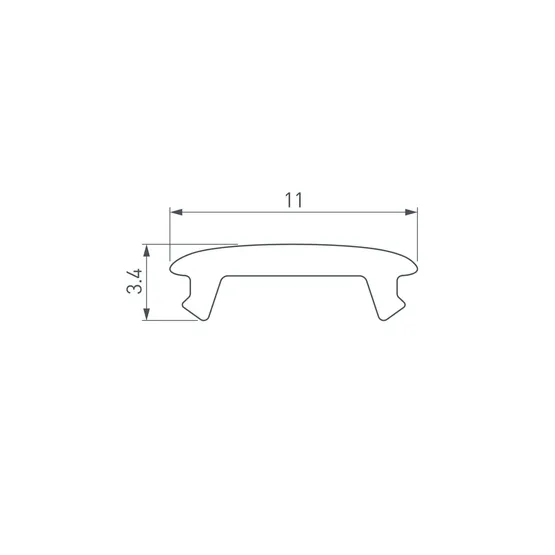 Фото #2 товара Экран STRETCH-SHADOW-10m OPAL-PVC (A2-CONTOUR-PRO) (Arlight, -)