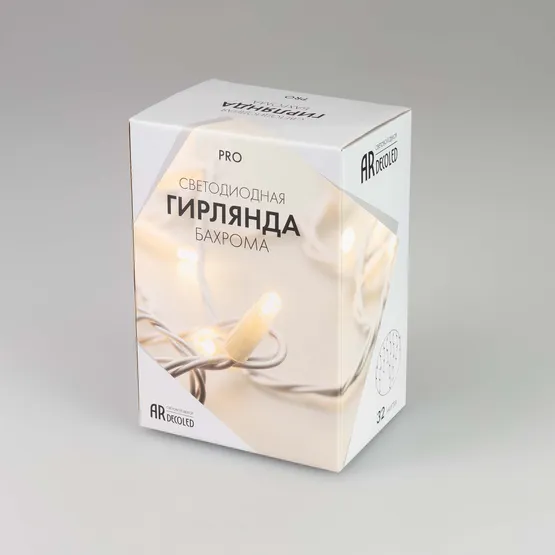 Фото #3 товара Светодиодная гирлянда ARD-EDGE-PRO-5600x900-WHITE-240LED-MILK-FLASH White (230V, 15W) (Ardecoled, IP65)