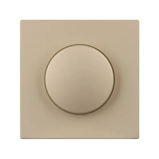Фото #1 товара Лицевая панель светорегулятора PNL-NOBE-FB-SFPL-GD  (Arlight, Золотой песок)