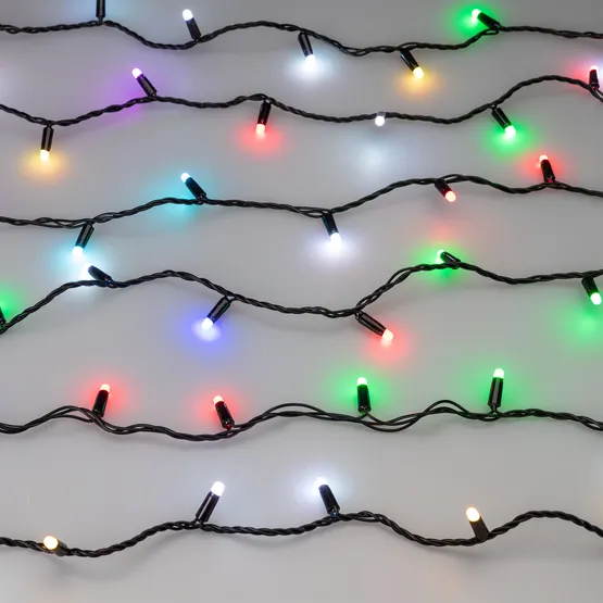 Фото #10 товара Светодиодная гирлянда ARD-STRING-CLASSIC-20000-BLACK-200LED-MILK-SYNC RGB (230V, 13W) (Ardecoled, IP65)