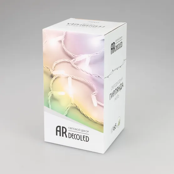 Фото #9 товара Светодиодная гирлянда ARD-STRING-CLASSIC-20000-CLEAR-200LED-SYNC RGB (230V, 13W) (Ardecoled, IP65)