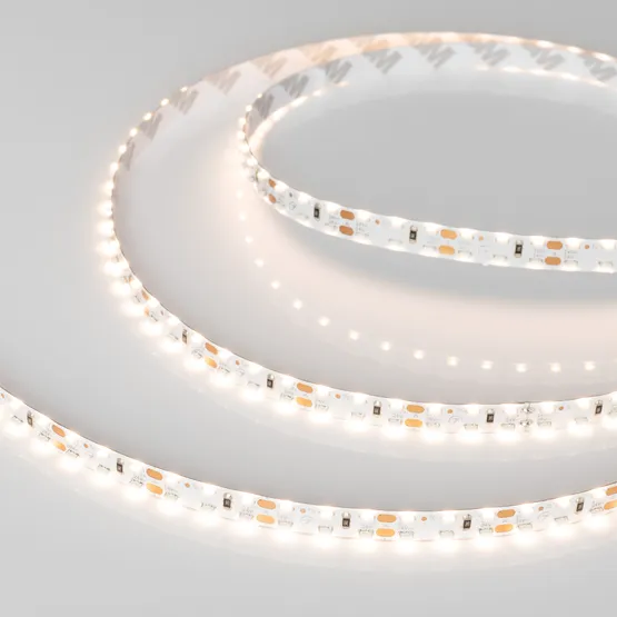 Фото #2 товара Светодиодная лента RS 2-5000 24V Warm2700 2x2 8mm (3014, 240 LED/m, LUX) (Arlight, 14.4 Вт/м, IP20)