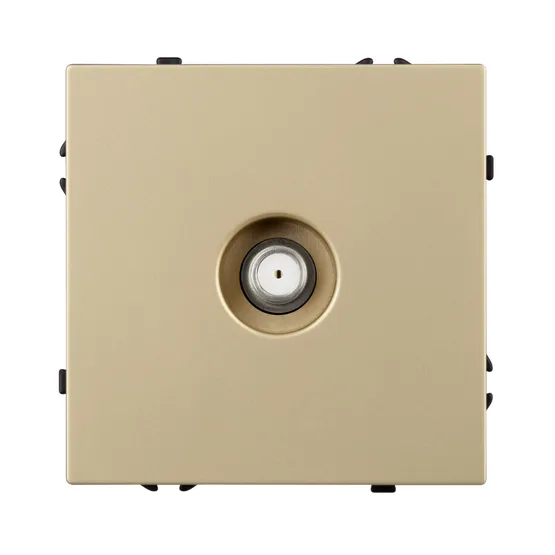 Фото #2 товара Механизм спутниковой розетки SCT-NOBE-MST1-SFPL-GD (SAT) (Arlight, Золотой песок)