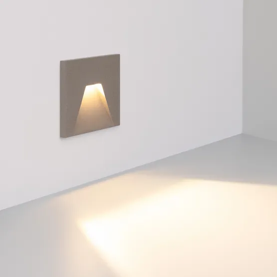 Фото #2 товара Светильник LT-TIE-S100-3W Warm3000 (GR, 75x30 deg, 230V) (Arlight, IP65 Бетон, 3 года)