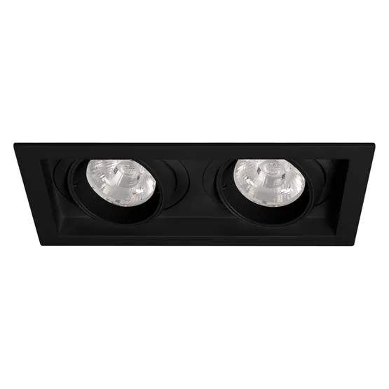 Фото #1 товара Светильник MS-VORTEX-BUILT-S210x117-2x20W Warm3000 (BK-BK, 20 deg, 230V) (Arlight, IP20 Металл, 5 лет)