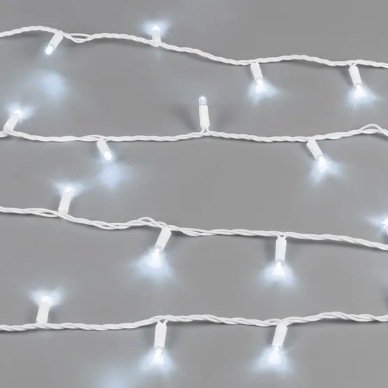 Фото #2 товара Светодиодная гирлянда ARD-STRING-PRO-10000-WHITE-100LED-FLASH WHITE (230V, 7W) (Ardecoled, IP65)