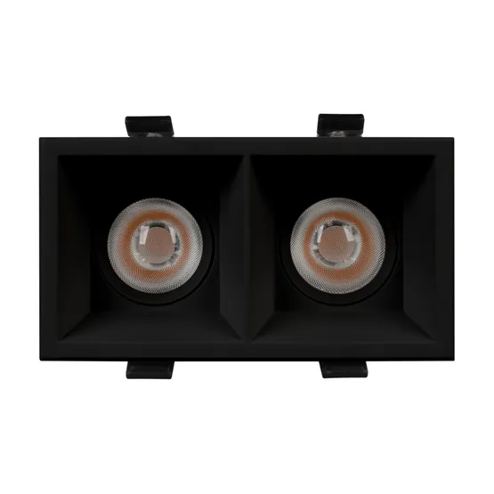 Фото #4 товара Светильник MS-FLOW-BUILT-S157x85-2x6W Warm3000 (BK, 55 deg, 230V) (Arlight, IP20 Металл, 5 лет)