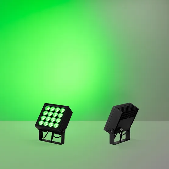 Фото #4 товара Прожектор KT-BLOCK-S220x220-50W RGBW-Day (Графит, 36 deg, 24V, DMX512) (Arlight, IP66 Металл, 3 года)