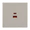 Минифото #3 товара ARL NOBE USB Розетка тип A+C софт-тач кашемир SCT-MUAC-SFPL-FC-CA (65W, QC3) (Arlight, -)
